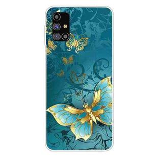 For Samsung Galaxy M31s Shockproof Painted Transparent TPU Protective Case(Kingdee)
