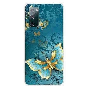 For Samsung Galaxy S20 FE Shockproof Painted Transparent TPU Protective Case(Kingdee)