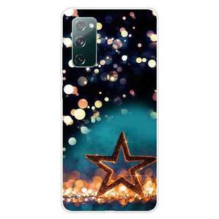 For Samsung Galaxy S20 FE Shockproof Painted Transparent TPU Protective Case(Night View Stars)