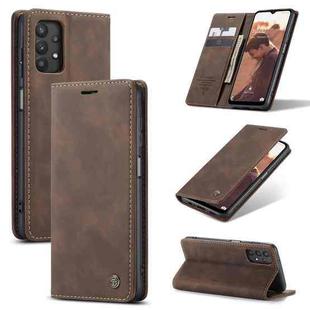 For Samsung Galaxy A32 5G CaseMe 013 Multifunctional Horizontal Flip Leather Case with Holder & Card Slot & Wallet(Coffee)