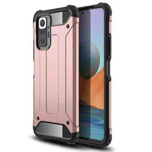 For Xiaomi Redmi Note 10 Pro / Note 10 Pro Max Magic Armor TPU + PC Combination Case(Rose Gold)