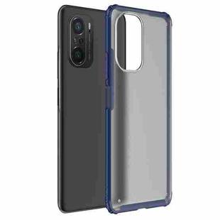 For Xiaomi Redmi K40 / K40 Pro Four-corner Shockproof TPU + PC Protective Case(Blue)