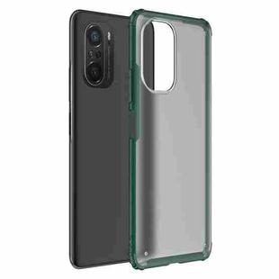 For Xiaomi Redmi K40 / K40 Pro Four-corner Shockproof TPU + PC Protective Case(Green)