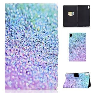 For Huawei MediaPad M6 10.8 Colored Drawing Electric Pressed Horizontal Flip Leather Case, with Holder & Card Slots(Sand)