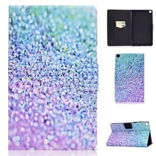 For Galaxy Tab A 8.0 2019 / T290 Colored Drawing Electric Pressed Horizontal Flip Leather Case, with Holder & Card Slots(Sand)