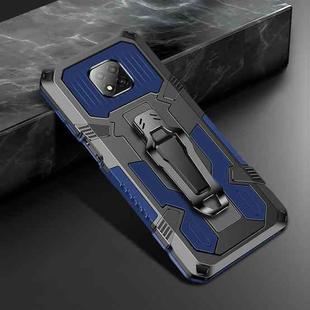 For Motorola Moto G Power (2021) Machine Armor Warrior Shockproof PC + TPU Protective Case(Blue)