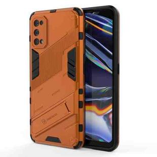 For OPPO Realme 7 Pro Punk Armor 2 in 1 PC + TPU Shockproof Case with Invisible Holder(Orange)