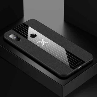 For Xiaomi Redmi Note 5 XINLI Stitching Cloth Texture Shockproof TPU Protective Case(Black)