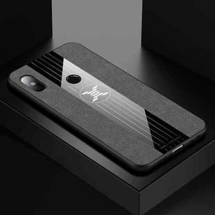 For Xiaomi Redmi Note 5 XINLI Stitching Cloth Texture Shockproof TPU Protective Case(Gray)
