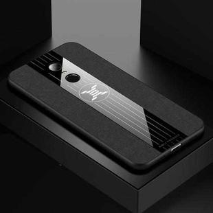 For Xiaomi Redmi 5 Plus XINLI Stitching Cloth Texture Shockproof TPU Protective Case(Black)