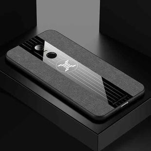 For Xiaomi Redmi 5 Plus XINLI Stitching Cloth Texture Shockproof TPU Protective Case(Gray)