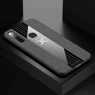 For Xiaomi Redmi Note 8 XINLI Stitching Cloth Texture Shockproof TPU Protective Case(Gray)
