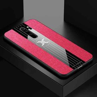 For Xiaomi Redmi Note 8 Pro XINLI Stitching Cloth Texture Shockproof TPU Protective Case(Red)