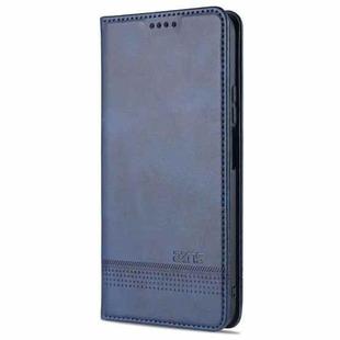 For vivo Y52s AZNS Magnetic Calf Texture Horizontal Flip Leather Case with Card Slots & Holder & Wallet(Dark Blue)