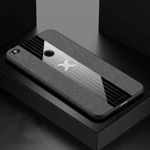 For Xiaomi Mi Max 2 XINLI Stitching Cloth Texture Shockproof TPU Protective Case(Gray)