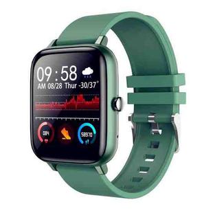 P6 1.54 inch TFT Color Screen IP68 Waterproof Smart Bracket, Support Bluetooth Call / Sleep Monitoring / Heart Rate Monitoring(Green)