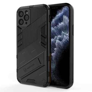 For iPhone 11 Pro Punk Armor 2 in 1 PC + TPU Shockproof Case with Invisible Holder (Black)