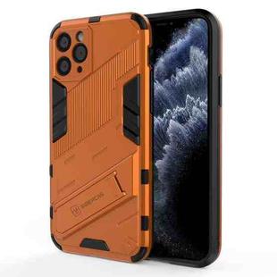 For iPhone 11 Pro Punk Armor 2 in 1 PC + TPU Shockproof Case with Invisible Holder (Orange)