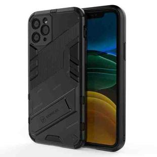 For iPhone 11 Punk Armor 2 in 1 PC + TPU Shockproof Case with Invisible Holder (Black)