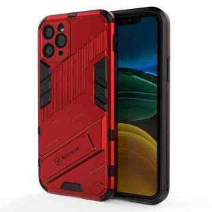 For iPhone 11 Punk Armor 2 in 1 PC + TPU Shockproof Case with Invisible Holder (Red)