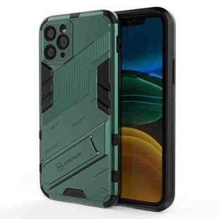 For iPhone 11 Punk Armor 2 in 1 PC + TPU Shockproof Case with Invisible Holder (Green)