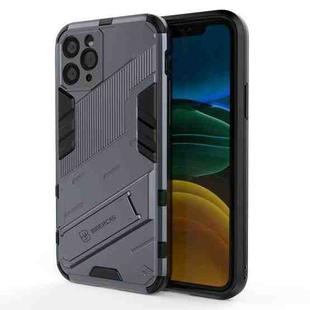 For iPhone 11 Punk Armor 2 in 1 PC + TPU Shockproof Case with Invisible Holder (Grey)