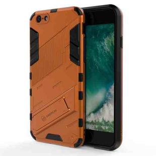 Punk Armor 2 in 1 PC + TPU Shockproof Case with Invisible Holder For iPhone 6 & 6s(Orange)