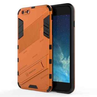 Punk Armor 2 in 1 PC + TPU Shockproof Case with Invisible Holder For iPhone 6 Plus & 6s  Plus(Orange)