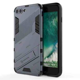 Punk Armor 2 in 1 PC + TPU Shockproof Case with Invisible Holder For iPhone 7 Plus & 8  Plus(Grey)