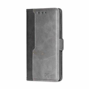 For Huawei Mate 30 Pro Retro Texture Contrast Color Side Buckle Horizontal Flip Leather Case with Holder & Card Slots & Wallet(Black)