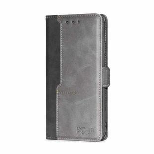 For Huawei Mate 30 Retro Texture Contrast Color Side Buckle Horizontal Flip Leather Case with Holder & Card Slots & Wallet(Black)
