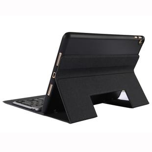 K102B For iPad 10.2 inch 2019 Ultra-thin One-piece Bluetooth Keyboard Leather Tablet Case with Stand & Pen Slot(Black)