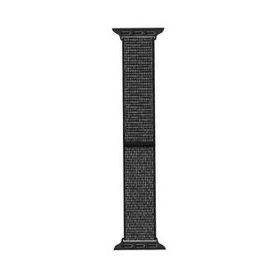 WIWU Loop Nylon Watch Band For Apple Watch Series 9&8&7 41mm / SE 3&SE 2&6&SE&5&4 40mm / 3&2&1 38mm(Black)