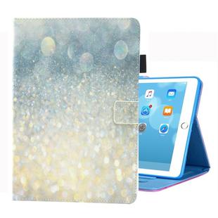 For iPad 10.2 2021 / 2020 / 2019 Coloured Drawing Pattern Horizontal Flip Leather Case with Holder & Card Slots & Photo Frame(Sparkling Sand)