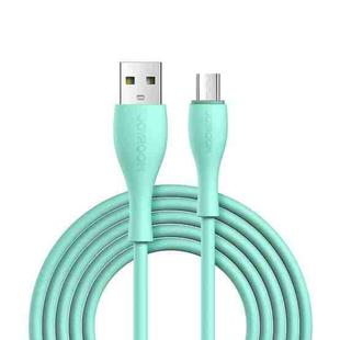 JOYROOM S-1030M8 M8 Bowling Series 2.4A USB to Micro USB TPE Charging Transmission Data Cable, Cable Length:1m(Green)