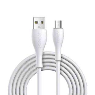 JOYROOM S-2030M8 M8 Bowling Series 2.4A USB to Micro USB TPE Charging Transmission Data Cable, Cable Length:2m(White)