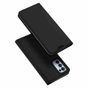 For OPPO Reno5 5G DUX DUCIS Skin Pro Series Horizontal Flip PU + TPU Leather Case with Holder & Card Slots(Black)