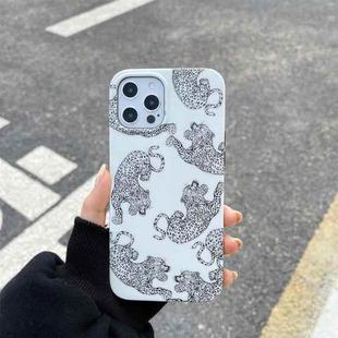 For iPhone 11 Pro Max IMD Half-coverage TPU Protective Case (White Tiger)