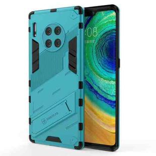 For Huawei Mate 30 Punk Armor 2 in 1 PC + TPU Shockproof Case with Invisible Holder(Blue)