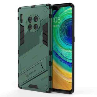 For Huawei Mate 30 Pro Punk Armor 2 in 1 PC + TPU Shockproof Case with Invisible Holder(Green)