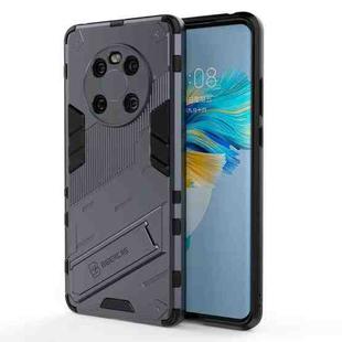 For Huawei Mate 40 Punk Armor 2 in 1 PC + TPU Shockproof Case with Invisible Holder(Grey)