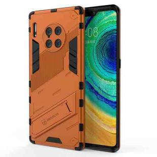 For Huawei Mate 40 Pro Punk Armor 2 in 1 PC + TPU Shockproof Case with Invisible Holder(Orange)
