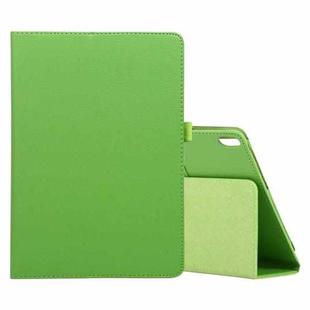 For Lenovo Smart Tab M10 / P10 10.1 inch Litchi Texture Solid Color Horizontal Flip Leather Case with Holder & Pen Slot(Green)