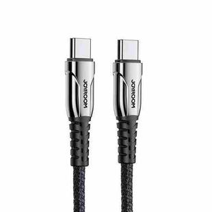 JOYROOM S-1230K1 60W Type-C / USB-C to Type-C / USB-C Braid Fast Charging Cable, Length:1.2m(Black)