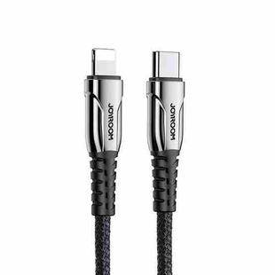 JOYROOM S-1224K1 20W Type-C / USB-C to 8 Pin Braid Fast Charging Cable, Length: 1.2m(Black)