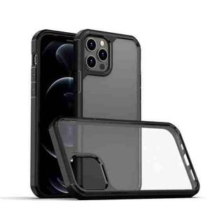 For iPhone 12 / 12 Pro TPU + PC Protective Case(Black)