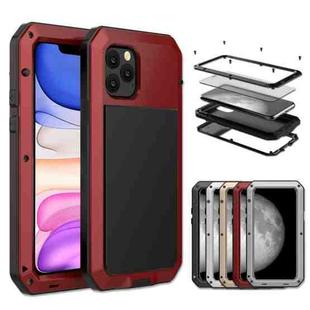 For iPhone 11 Metal Armor Triple Proofing  Protective Case(Red)