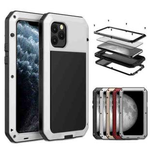 For iPhone 11 Pro Metal Armor Triple Proofing  Protective Case(White)