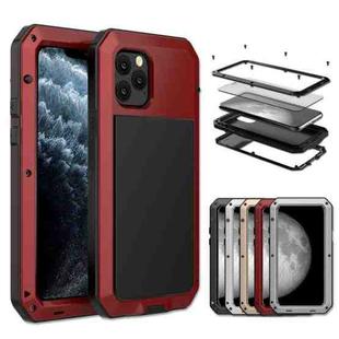 For iPhone 11 Pro Metal Armor Triple Proofing  Protective Case(Red)