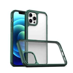 For iPhone 11 TPU + PC Protective Case (Dark Green)